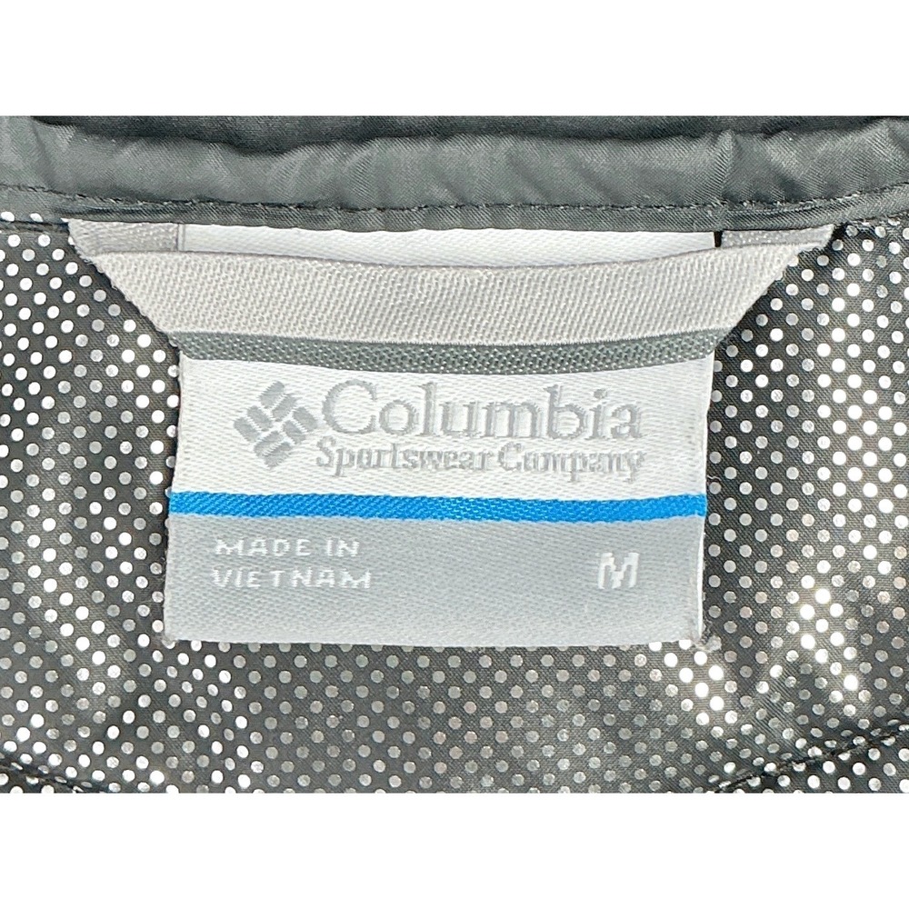 Columbia Powder Lite Jacket Sz M Black Omni-Heat Quilted Outdoors Winter Utility - Picture 4 of 13